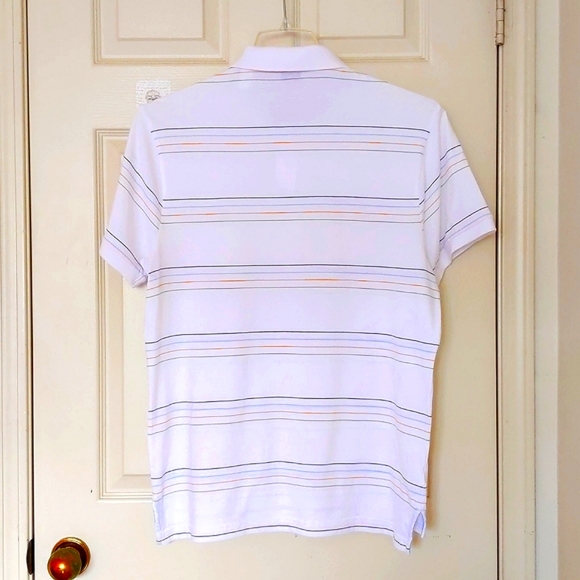 NWOT. Original Penguin Short Sleeve Polo Shirt w/embroidered logo & color stripe - Picture 6 of 6
